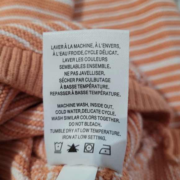 Reitmans light orange sweater size small 100% cotton - Picture 7 of 8
